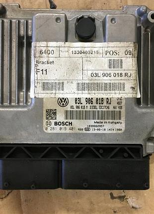 Блок управления двигателем эбу 2.0 tdi cfgc alhambra 7n 10-03l906018rj