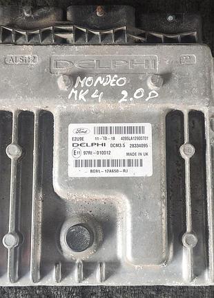 Блок управления двигателем эбу ford mondeo mk4 2.0 tdci bg91-12a650-rj