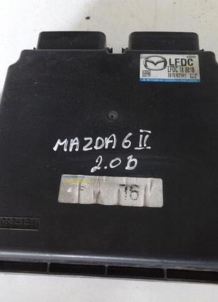 Блок управления двигателем эбу mazda 6 ii gh 08-13r 2.0 disi engine lfdc18881b