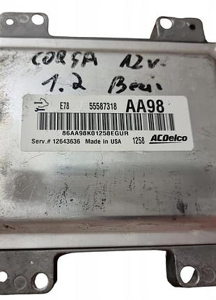 Блок управління двигуном ебу opel 55587318 aa98 acdelco 12643636