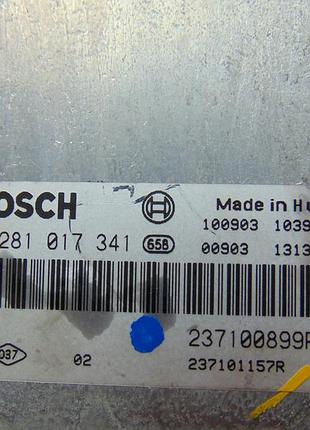 Блок управления двигателем эбу bosch 0281017341 237100899r