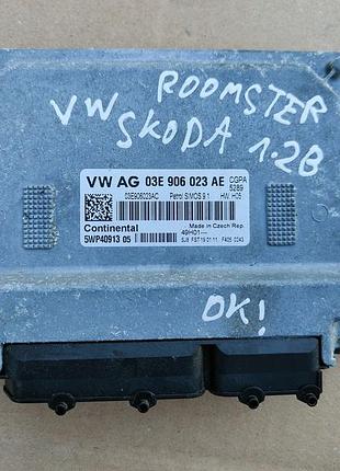 Блок управління двигуном ебу skoda roomster volkswagen 03e906023ae volkswagen