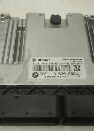 Блок управления двигателем эбу bmw f20 2.0 8570933 0281019208