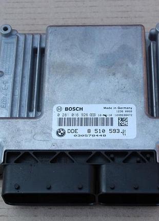 Блок управления двигателем эбу e84 x1 двигунний 2.3d 8510593 0281016926