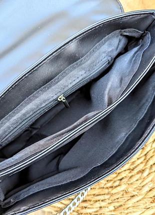 👜 стильная женская сумка 🖤🤎трендовая модель через плечо черная 4