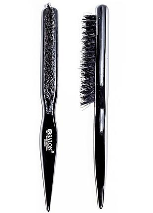 Щетка для волос salon professional деревянная двухрядная 17169 ch
