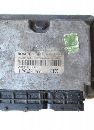 Блок управления двигателем эбу fiat 0281010738 73501236