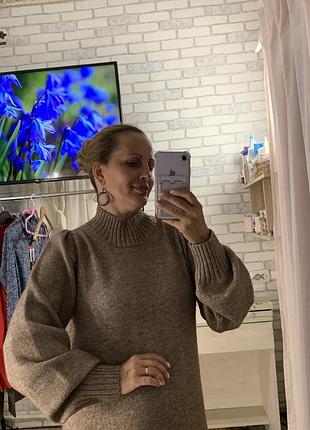 Плаття тепле вʼязане меланж 10