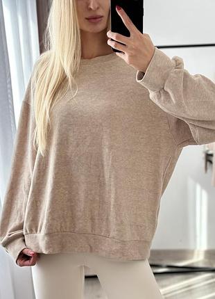 Бежева оверсайз кофтинка✨ 3