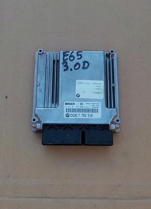 Блок управління двигуном ебу bmw e65 3.0 d 7793518 0281011231