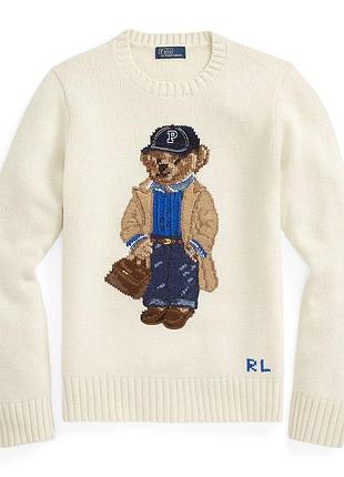 Светр polo ralph lauren bear / в'язана кофта з ведмедиком ральф лорен