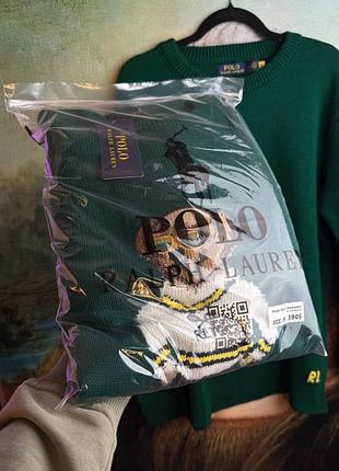Светр polo ralph lauren bear / в'язана кофта з ведмедиком ральф лорен 3