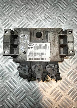 Блок управления двигателем эбу peuge iaw 6lp1.05 iaw6lp1.05 9652098580