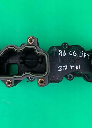 Впускний колектор права захлонка audi a6 c6 lift 2.7 tdi cana 059129712ca