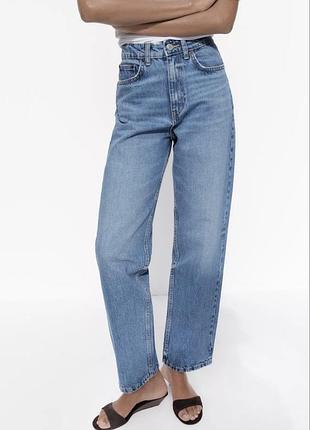 Джинси zara mom fit art.: 8727/047/400 розмір 36