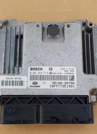 Блок управления двигателем эбу i30 09 crdi двигун 0281015713