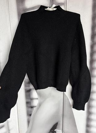 Светр обʼємні рукава zara