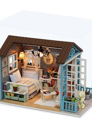 Кукольный дом конструктор diy cute room для девочек от 14 лет развивающая игра интерьерный набор