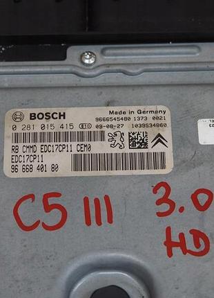 Блок управления двигателем эбу а citroen 9666840180 2