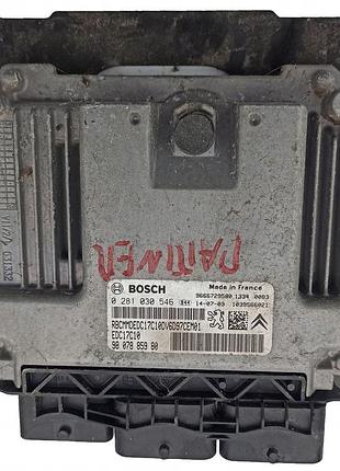 Блок управления двигателем эбу citroen 0281030546