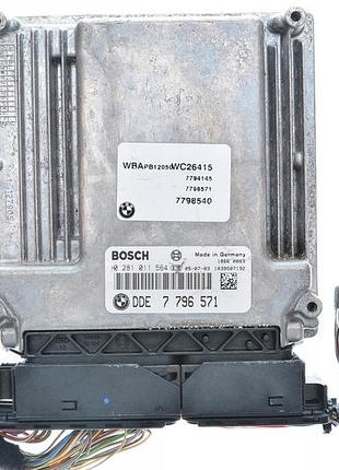 Блок управления двигателем эбу bmw x3 e83 2.0 0281011564 7796571