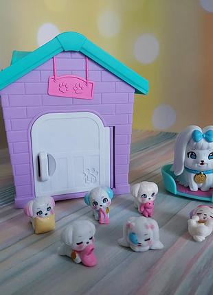 Ігровий набір little live pets mama surprise families мамин будиночок (maltese mama's house playset) від бренду moose toys