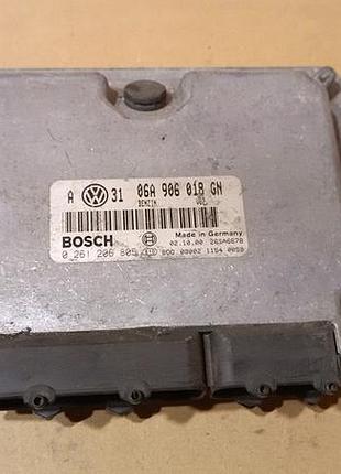 Блок управління двигуном ебу audi skoda volkswagen new beetle 06a906018gn
