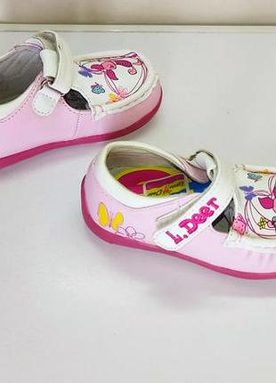 Мокасины для девочки little deer р.22, 27 2