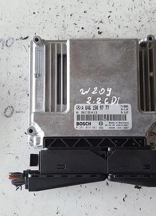 Блок управления двигателем эбу mercedes-benz clk w209 02-10r 2.2 cdi engine a6461509777 0281014661
