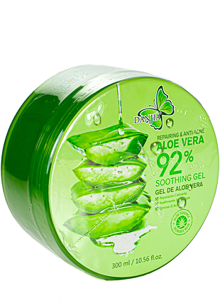 Гель для обличчя і тіла зволожуючий dizao danjia aloe vera 92 % 300 мл