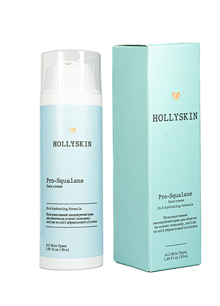 Увлажняющий крем для лица со скваланом hollyskin pro-squalane face cream 50 мл