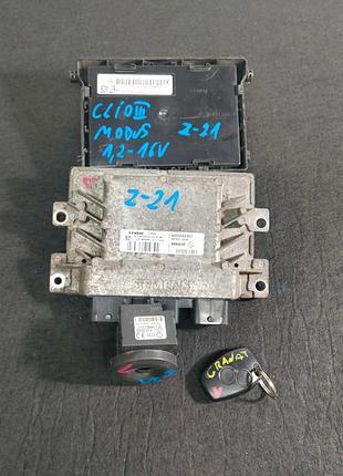 Блок управления двигателем эбу renault clio iii 3 1.2 16v 8200522357 s120200105a