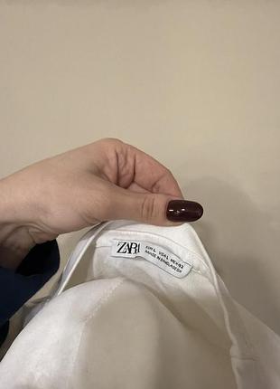 Біла футболка zara 3