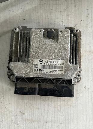Блок управления двигателем эбу bosch 03l906018ct 0281016952