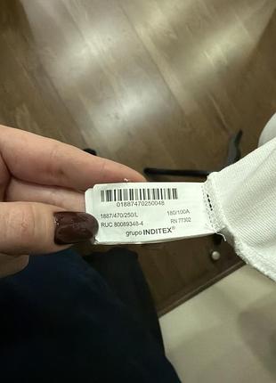 Біла футболка zara 4
