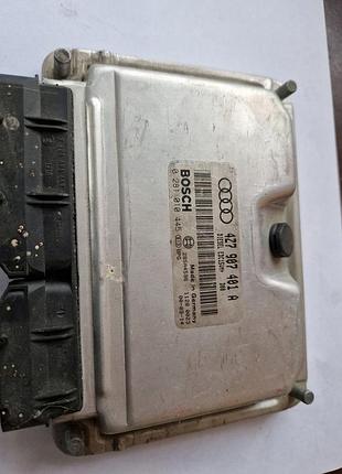 Блок управления двигателем эбу bosch 4z7907401a 0281010445