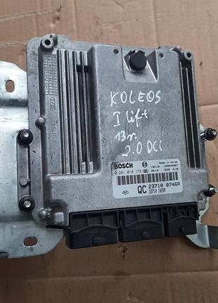 Блок управления двигателем эбу koleos i lift 2.0dci 0281018172 237100746r