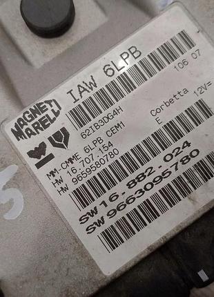 Блок управління двигуном ебу а citroen c5 9663095780 9659580780 iaw6lpb