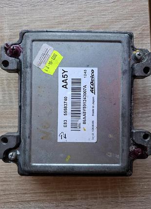 Блок управления двигателем эбу opel corsa d 1.2 86км