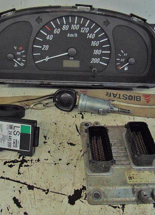 Блок управления двигателем эбу immo opel agila a 1.0 12v бензин 0261206274 09164475