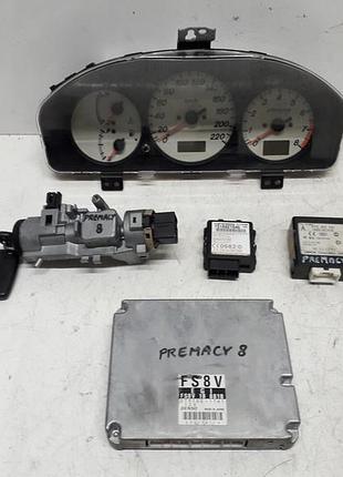Блок управления двигателем эбу mazda premacy 1 i 01-06 2.0b immo starter kit fs8v18881b