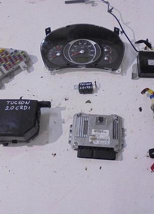 Блок управления двигателем эбу hyundai tucson 2.0 crdi dpf