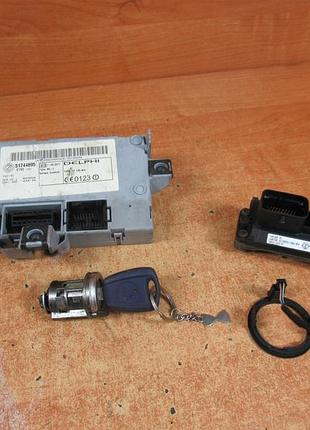 Блок управления двигателем эбу fiat punto 2 ii 1.2 8v iaw5af.p3 51744895 c150