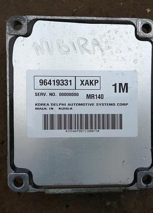 Блок управління двигуном ебу chevrolet 96419331