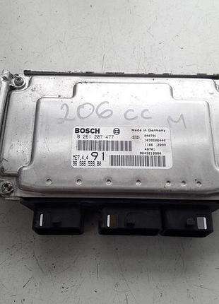 Блок управления двигателем эбу двигуна 9656659380 peugeot 206 cc