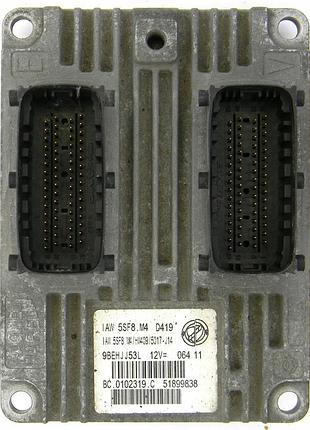 Блок управління двигуном ебу fiat panda 1.2b 51899838