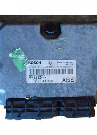 Блок управления двигателем эбу fiat stilo 1.9 55188215 0281011420 reset clean logged off