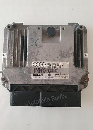 Блок управління двигуном ебу audi bls 03g906021lt 0281013296 immo off