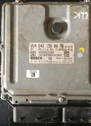 Блок управління двигуном ебу водія mercedes-benz 0281013710 a6421508078