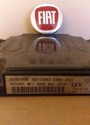 Блок управления двигателем эбу lancia fiat stilo 1.8 16v 55181458 c489